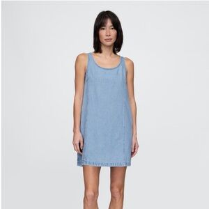 Gap gap ultrasoft denim mini dress XL